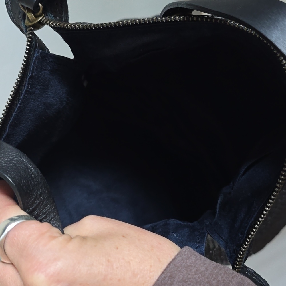 Parker Thach Small Charlie In Leather Black Basketweave - Picture 12 of 15